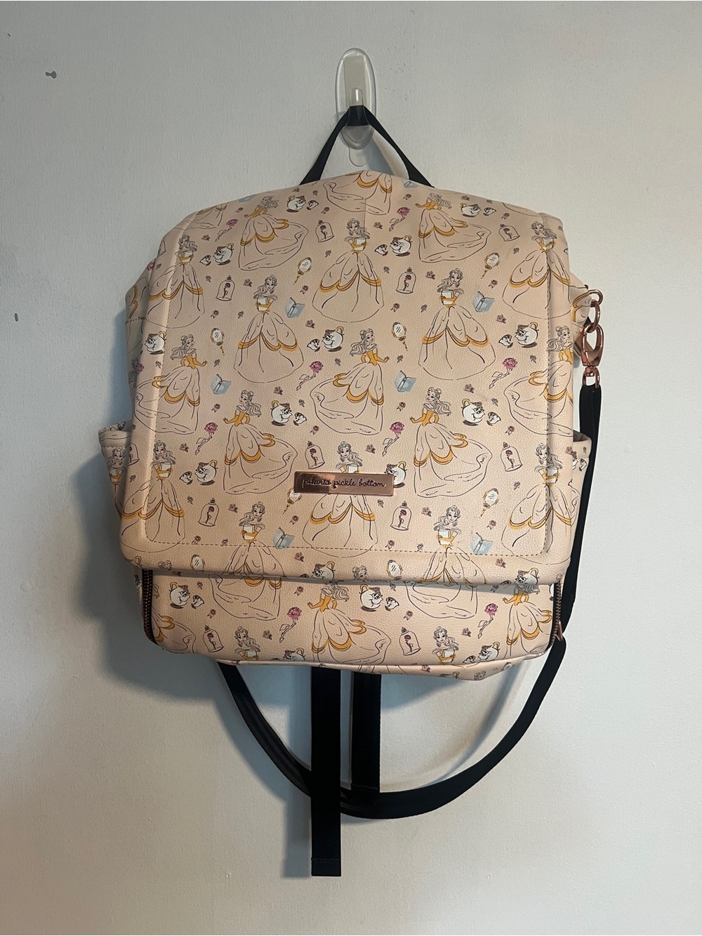 Pitunia Pickle bottom Disney Princess Belle Diaper Bag.